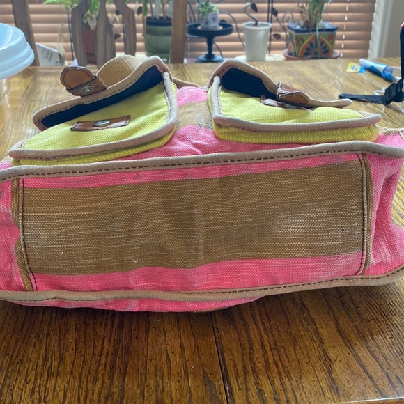 Large FOSSIL shay canvas shoulder tote - Picture 13 of 13